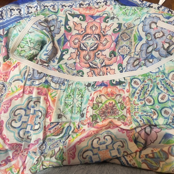 Nanette Lepore Swim Coverup. Caftan Greek Tiles Goddess Size S - Picture 4 of 4